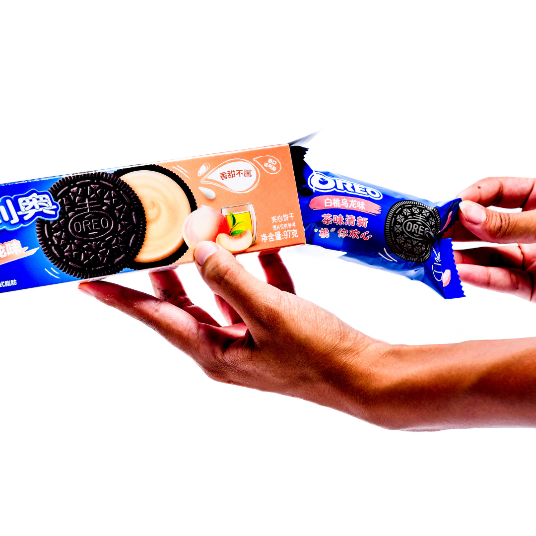 Oreo White Peach Oolong Tea