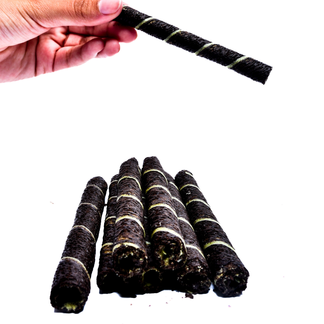 Oreo Matcha Wafer Rolls