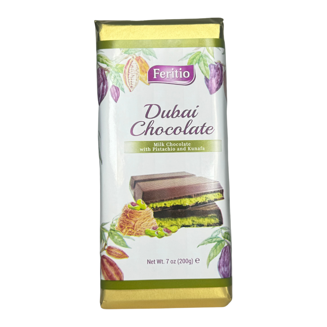 Viral TikTok Feritio Dubai Chocolates with Pistachio Cream Kunafa