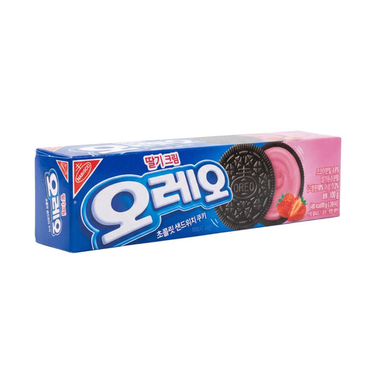 OREO Strawberry Crème Sandwich Cookies 100g | SOUTH KOREA