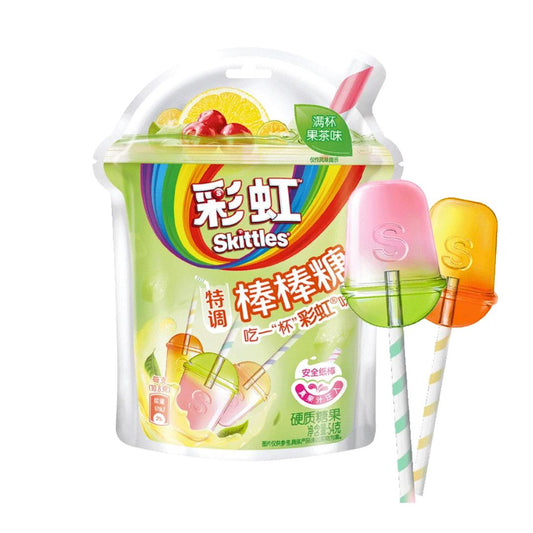 Skittles Fruit Tea Lollipops 54g | CHINA