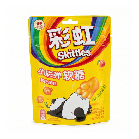 Skittles Tropical Panda Fruit Gummies 50 g | CHINA