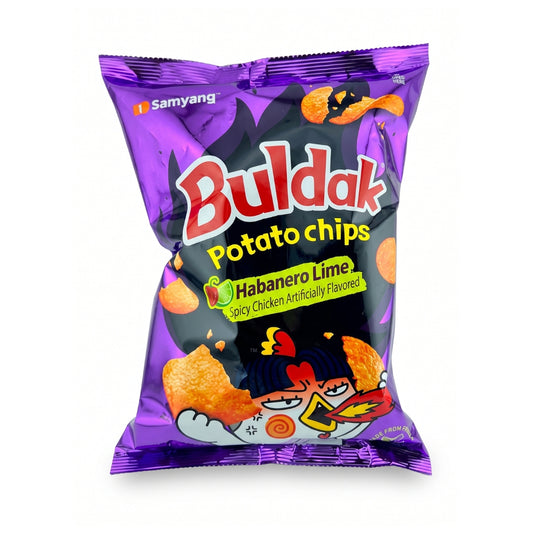 Buldak Potato Chips Habanero Lime 120g | KOREA