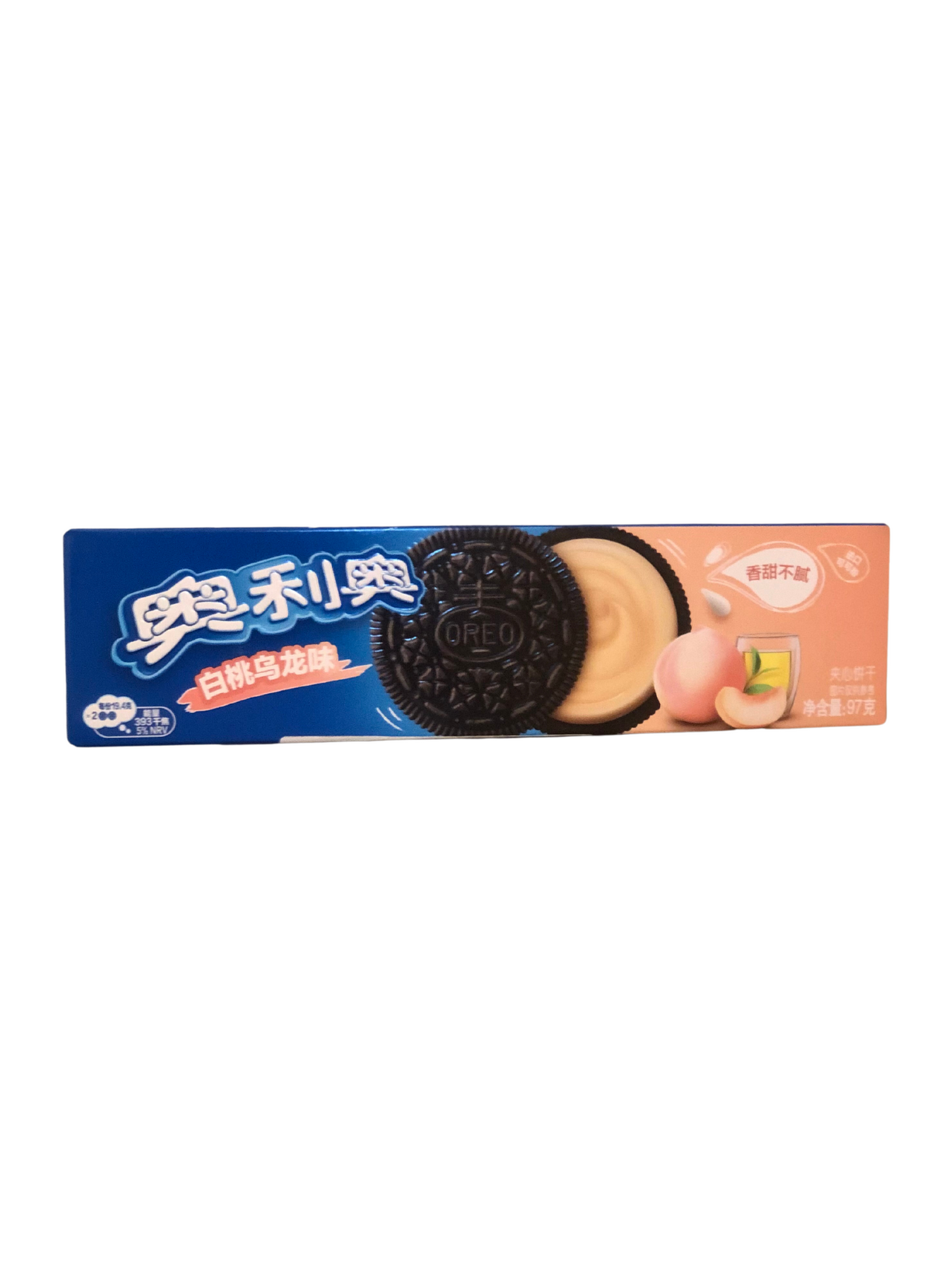 Oreo White Peach Oolong Tea